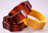 BB103  bakelite gear bangle